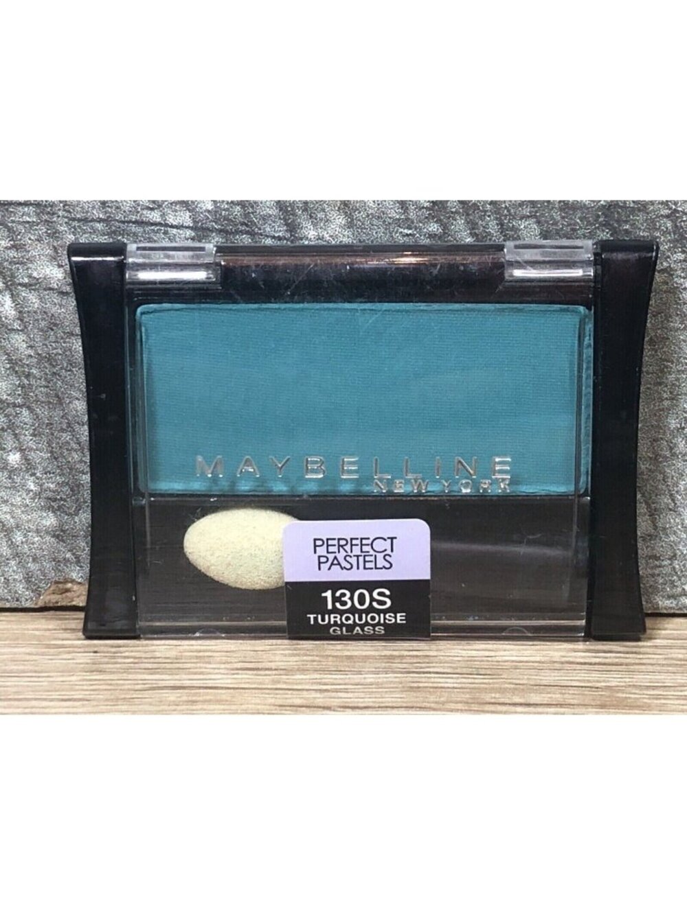 MAYBELLINE EXPERT WEAR EYESHADOW PERFECT PASTELS 130S TURQUOISE GLASS NEW